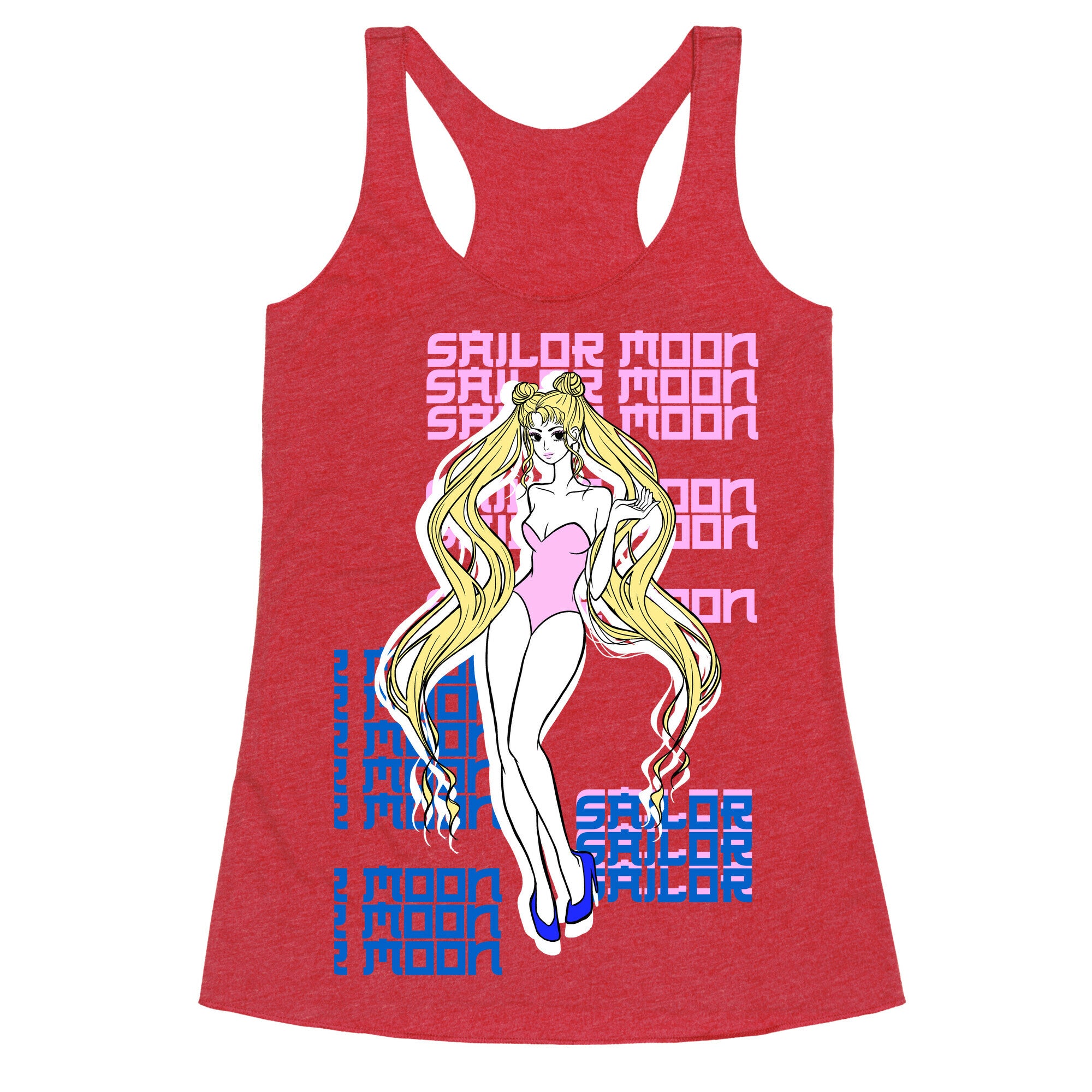 Pin Up Sailor Moon Racerback Tank